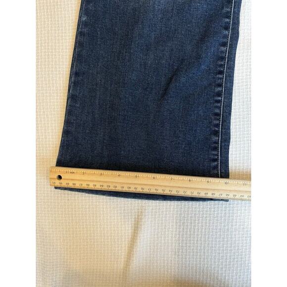 Kancan Jeans 31 Dark Wash Baylor Mid rise Flare Western Cowgirl Preppy - Picture 14 of 14
